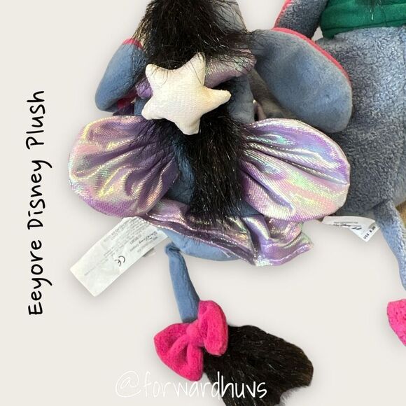 Charming Disney Eeyore Plush Beanie Babies - Whimsical Duo - Picture 6 of 9